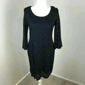 Ronni Nicole Black Lace Dress Size 8